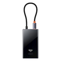 Hub Baseus USB Tipo C 8 en 1 HDMI 4K Tipo C 100W USB 3.0 RJ45 MicroSD SD/TF