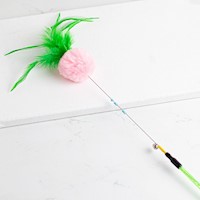 HANDHELD CAT TEASER WAND (FEATHER)