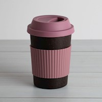 TAZA DE CAFÉ (MORADO ROSADO/300 ML)