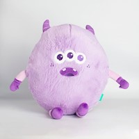 Cojín Pequeño Mounstro Púrpura