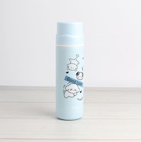PORTABLE INSULATED WATER BOTTLE WITH SMALL CUP (BLUE/450 ML)
