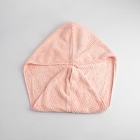 GORRO DE TOALLA PARA SECADO DE PELO ESPESADO (ROSA)