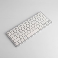 TECLADO INALÁMBRICO RECARGABLE (PLATEADO)