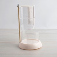 3-LAYER ROTATING MAKEUP SPONGE ORGANIZER