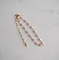 PULSERA CON PERLA (DORADO)