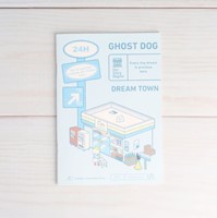 CUADERNO A5 CON GRAPAS (PERRO FANTASMA CIUDAD DE ENSUEÑO/AZULE