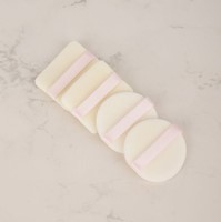 Almohadilla De Aire Para Polvos Rosa 4 Unidades