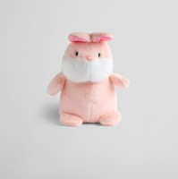 Peluche Conejo Rosa 23 cm