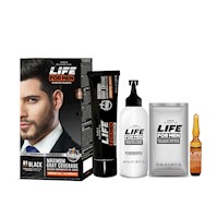 Life For men Tinte para cabello Kit 01 Negro