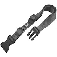 FERPLAST  COLLAR BLACK NYLON PARA PERRO AJUSTABLE CLUB C10/32