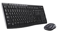 TECLADO + MOUSE INALAMBRICO LOGITECH MK270