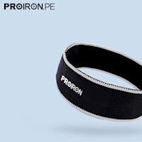 Vincha deportiva PROIRON - Gris y Blanco