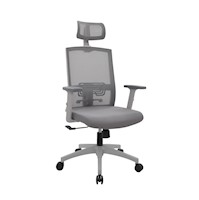 Silla Ergonómica Monk Syncro Presidente Nylon Gris Eg Ofideas
