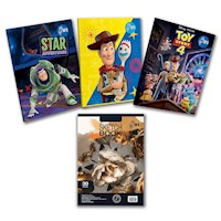Pack 1 - Cuadernos Toy Story + Sketchbook Loro
