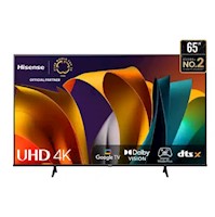 TV Hisense LED 65" UHD 4K Google TV 65A6NA (2024)