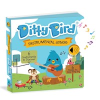 Libro musical Ditty Bird Música instrumental Canciones infantiles (Inglés)