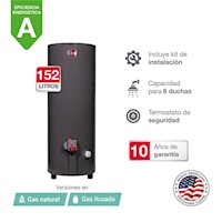 TERMOTANQUE 152L RHEEM GLP