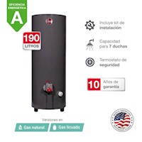 TERMOTANQUE 190L RHEEM GLP