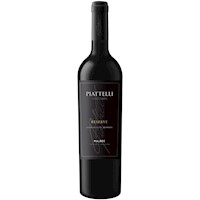 Vino tinto Piattelli reserva malbec Mendoza, Argentina