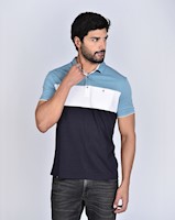 Polo Pique Manga Corta Hombre Stealth CELESTE