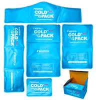 Compresas de Gel Frío/Calor con Anticongelante Bostech - Pack de 5 Piezas Importadas