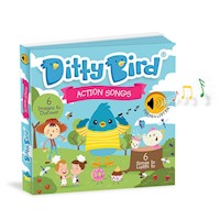 Libro musical Ditty Bird Canciones de acciones (Inglés)