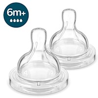 Tetina Anticolic Flujo Rapido 6+ X2 Philips Avent