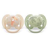 Chupón Ultra Soft 0-6m Niño X2 Philips Avent