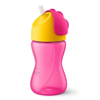 VASO CON SORBETE 10OZ SINGLE GIRL ROSADO