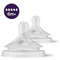 Tetina Natural Response 3.0 X2 Flow 5 - 6M+