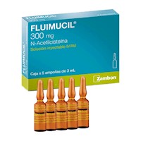 Fluimucil 300Mg/3ML Ampolla - Caja 5 UN
