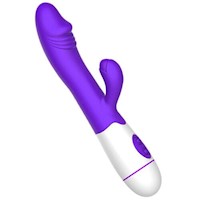 Consolador Vibrador Exitager Doble Sweet 30 Frec. MORADO