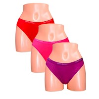 Pack x3 Bikini Sweet Cotton Multicolor 2