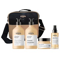 Shampoo 500ml +Conditioner +Mascarilla +Sérum LOreal Absolut Repair