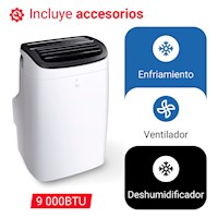 AIRE ACONDICIONADO PORTÁTIL RHEEM  9K BTU