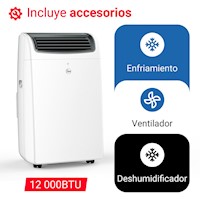 AIRE ACONDICIONADO PORTÁTIL RHEEM 12K BTU