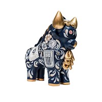 Torito de Pucará Azul - Club Alianza Lima (20 cm)