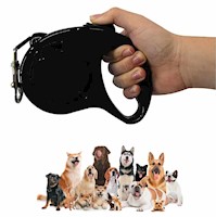 Correa Retráctil Automática para Mascotas Perros y Gatos 5 metros
