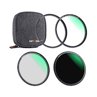 Filtro  K&F Concept Magnetic 3en1 Kit  UV+CPL+ND1000+Estu-46mm Sku2121