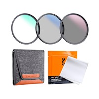 Kit Filtro  K&F Concept de Lente MCUV+CPL+ND4 43mm Sku.1935v2