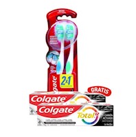 Cepillo Dental Colgate 360 Luminous - Pack 2 UN
