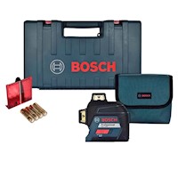 Nivel Láser Rojo Bosch Gll 3-80 360° Lineas Plomada