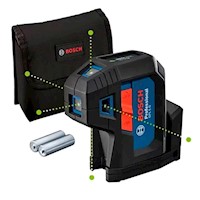 Nivel Láser Autonivelante GPL 5G 5 puntos 30 Mts Bosch
