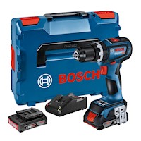 Taladro Percutor 1/2" 18V Brushless  Inc 2 Bat y Carg  Bosch GSB 18V-90 C