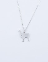 COLLAR VICKY LA VICUÑA SILVER