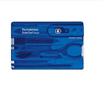 Swisscard Classic color azul transparente Victorinox