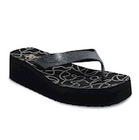 SANDALIA MUJER STHEF PLAYERA NEGRO 8205