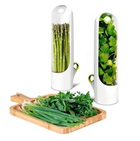 Pack x2 Conservador de Hierbas Verduras Frescas mas Tiempo Herb Saver