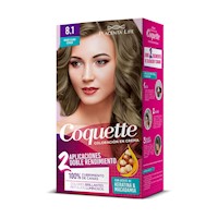 Coquette Tinte 8.1 Rubio Claro Ceniza Kit 2 aplicaciones