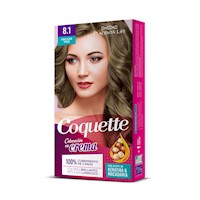 Coquette Tinte 8.1 Rubio Claro Ceniza Pack 1 aplicacion